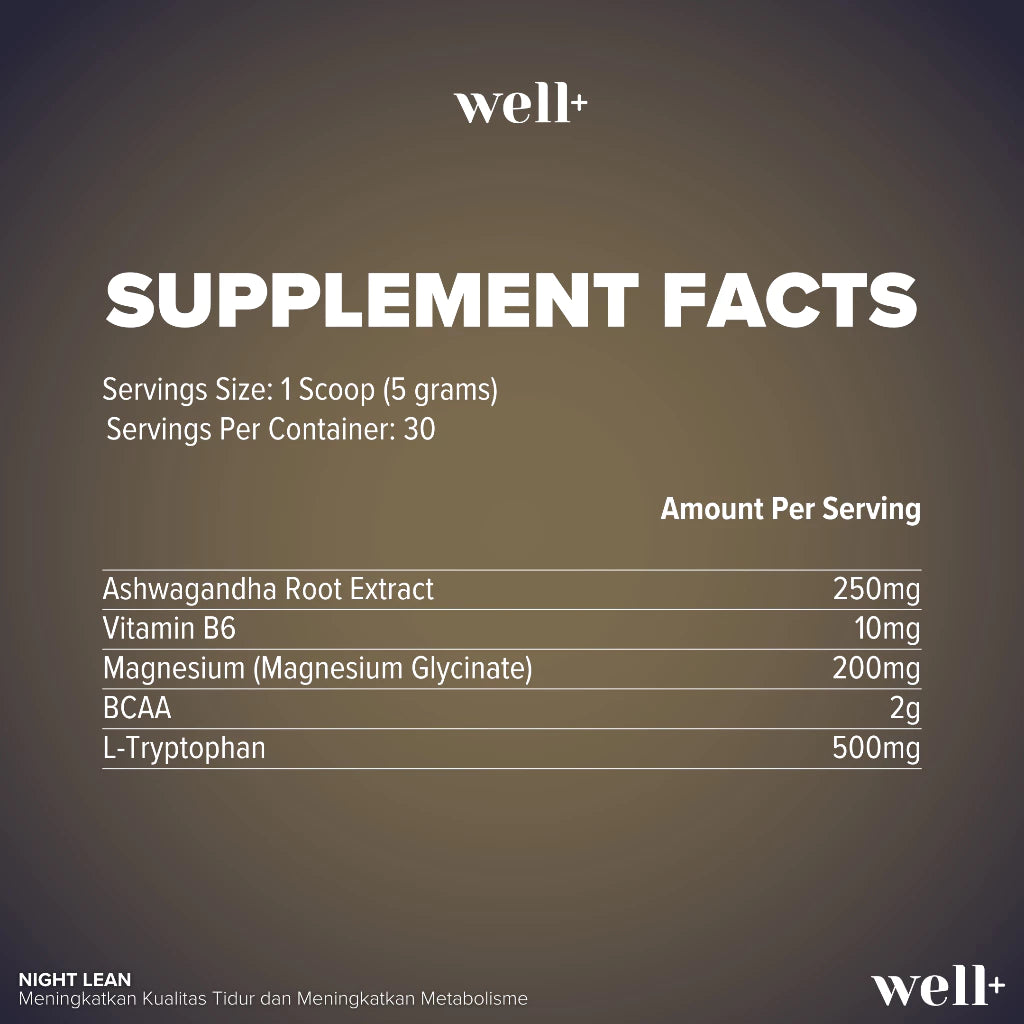 Well+ Night Lean (Powder)