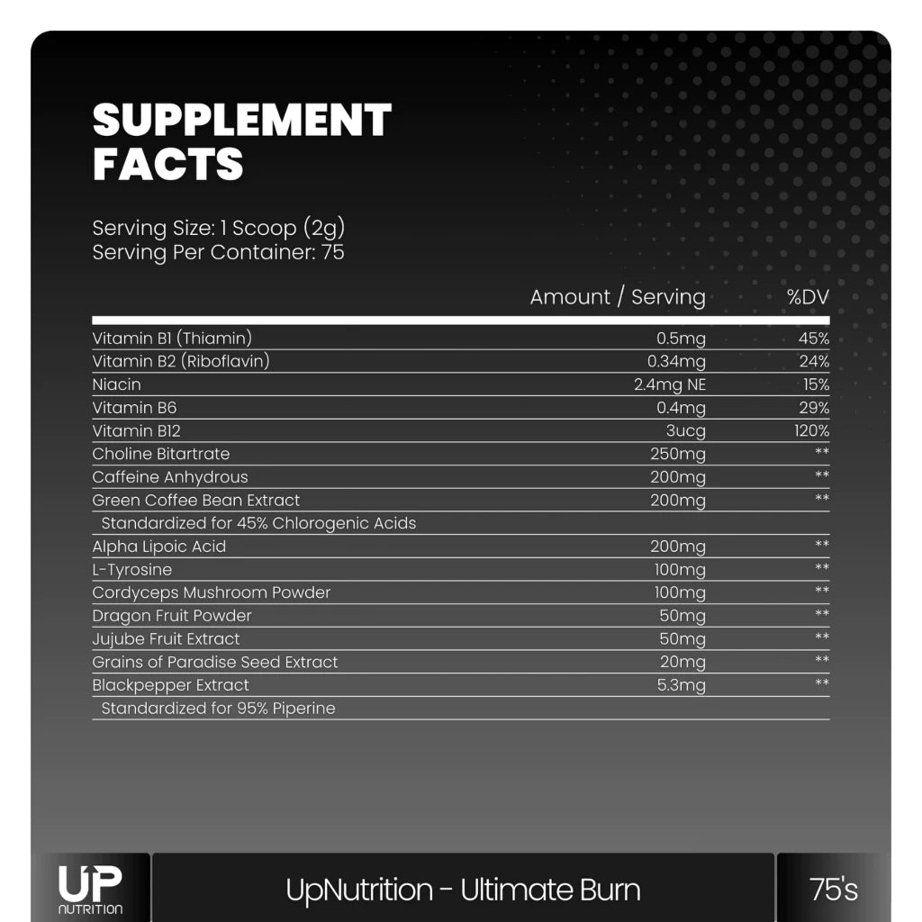 UP Nutrition Ultimate Burn